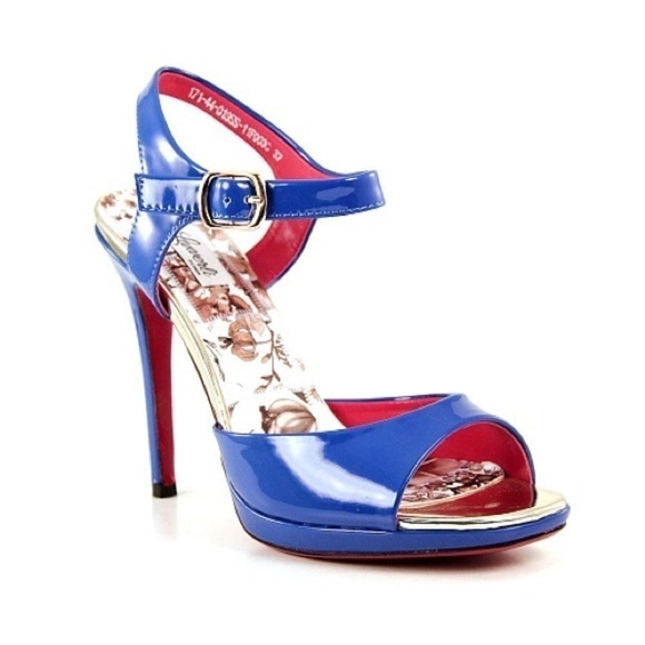 Lanverli Design Leather Open Toe Heels - Picture 1 of 9